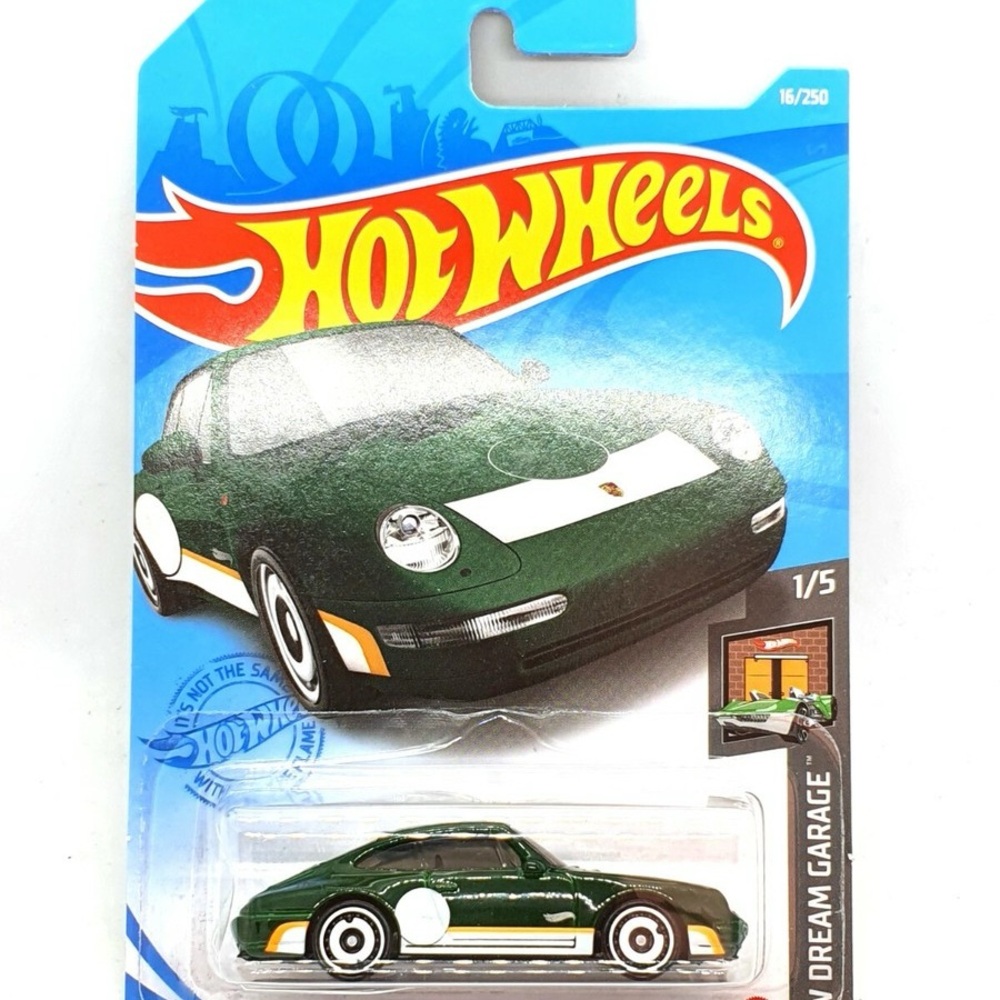 Mattel Hot Wheels Green and White Car